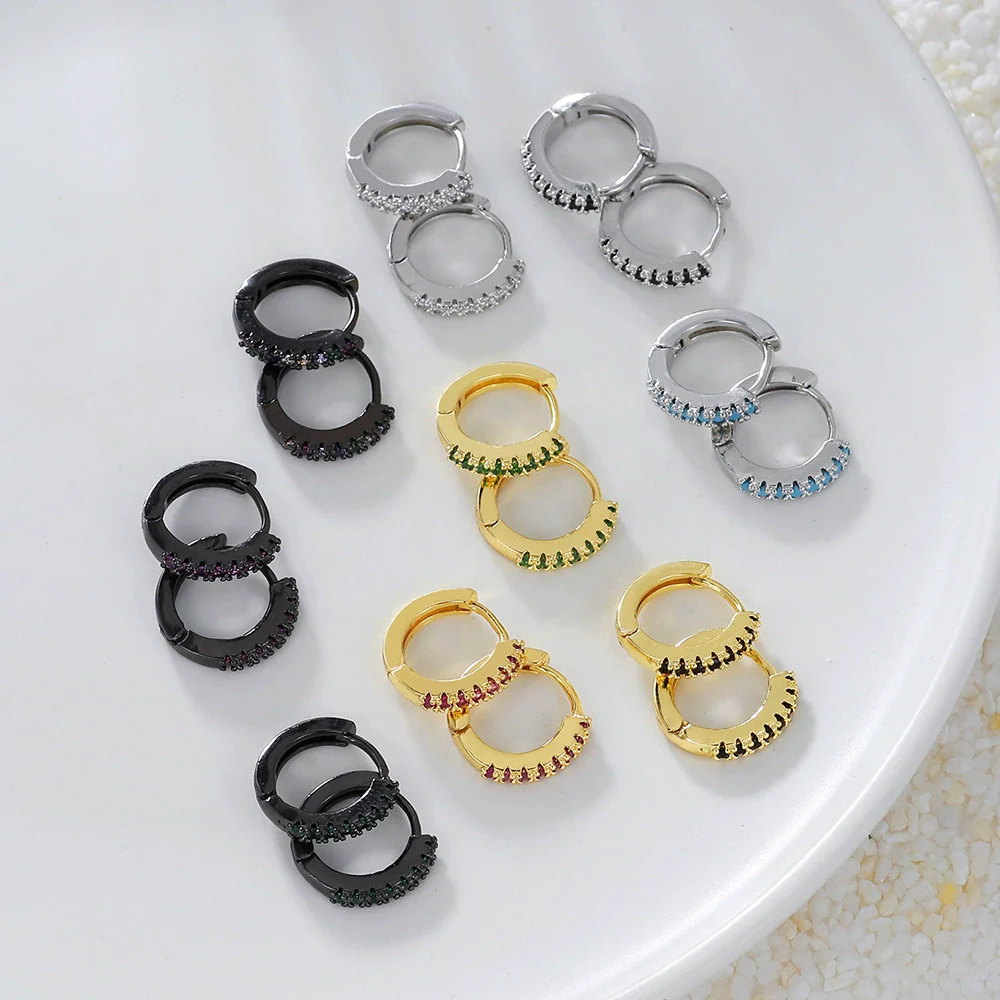 Wholesale Geometric Copper Electroplated Earring - Image 3