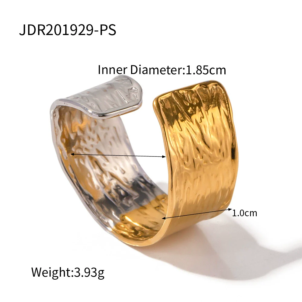 Wholesale Geometric Design Gold And Silver Colormatching Electroplated Stainless Steel Earrings For Women - Image 9