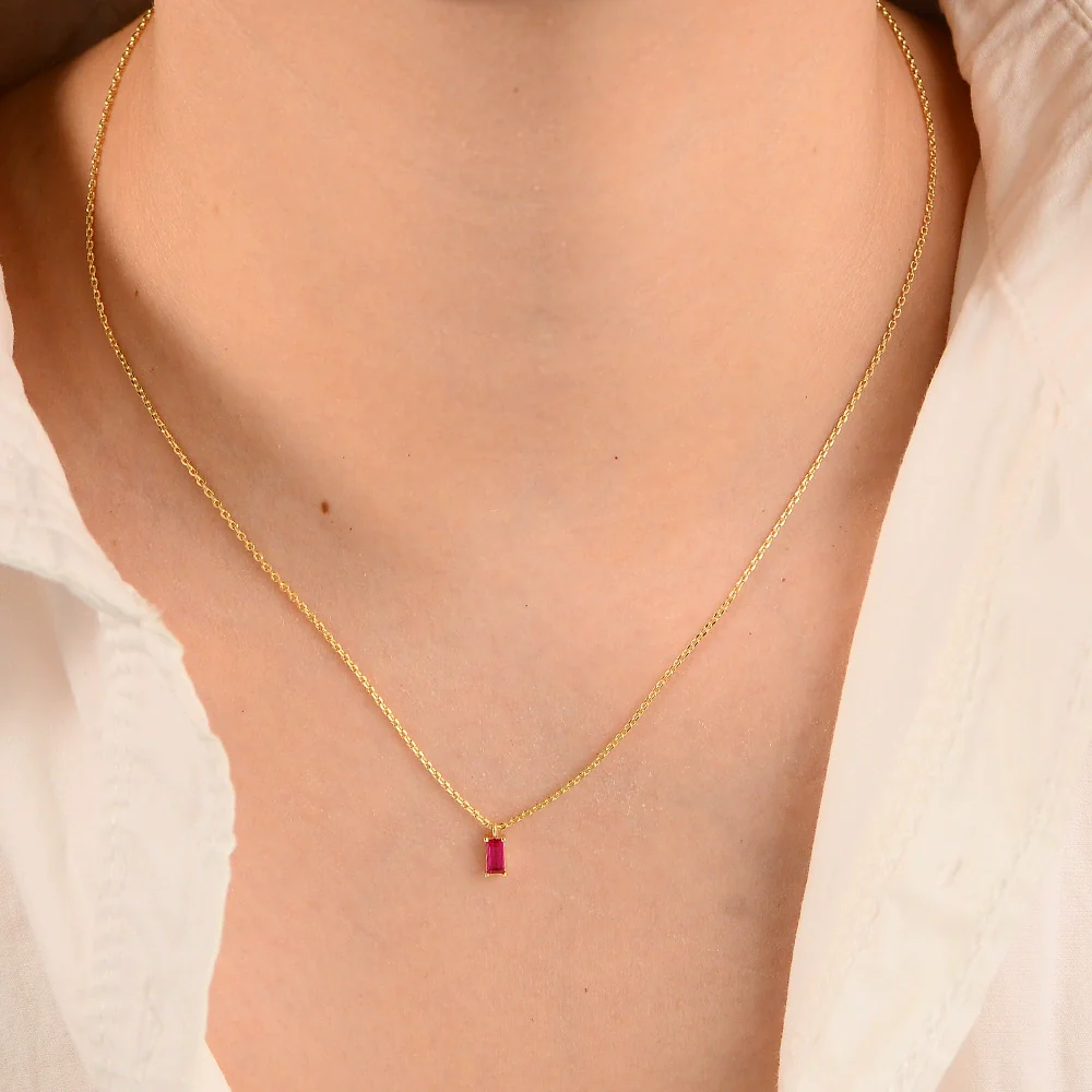 Wholesale Geometric Diamond S925 Sterling Silver Cross Chain Pendant Necklace For Women - Image 4