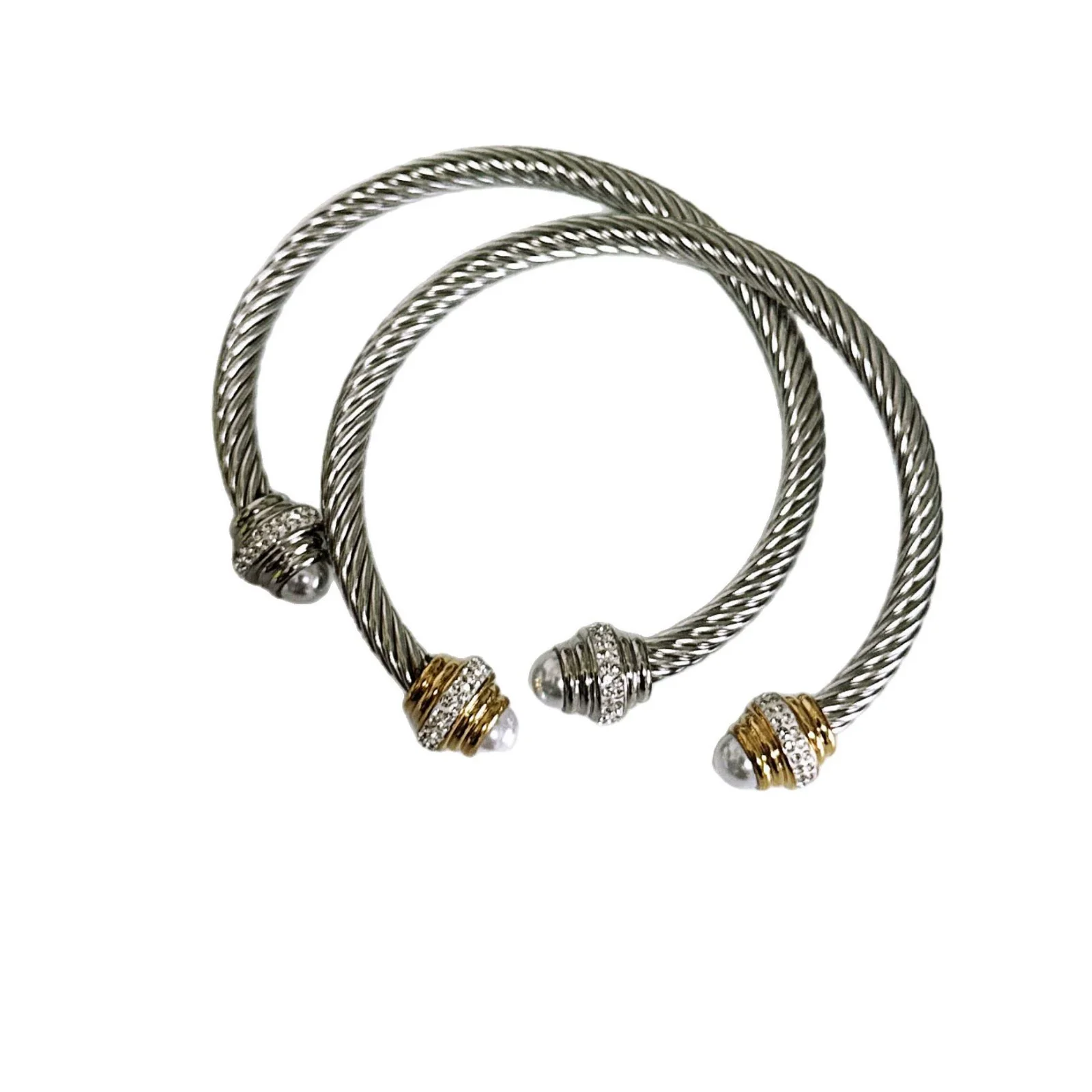 Wholesale Geometric Electroplated Stainless Steel Light Luxury Style Bracelet Jewelry For Girls - Image 5