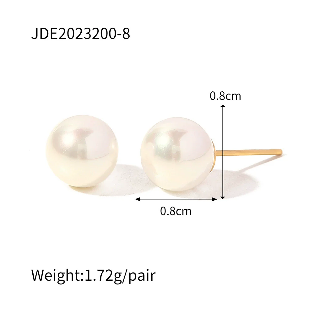 Wholesale Geometric Frosted Brushed Ball Semiround 925 Silver Electroplated Earrings For Women - Image 6