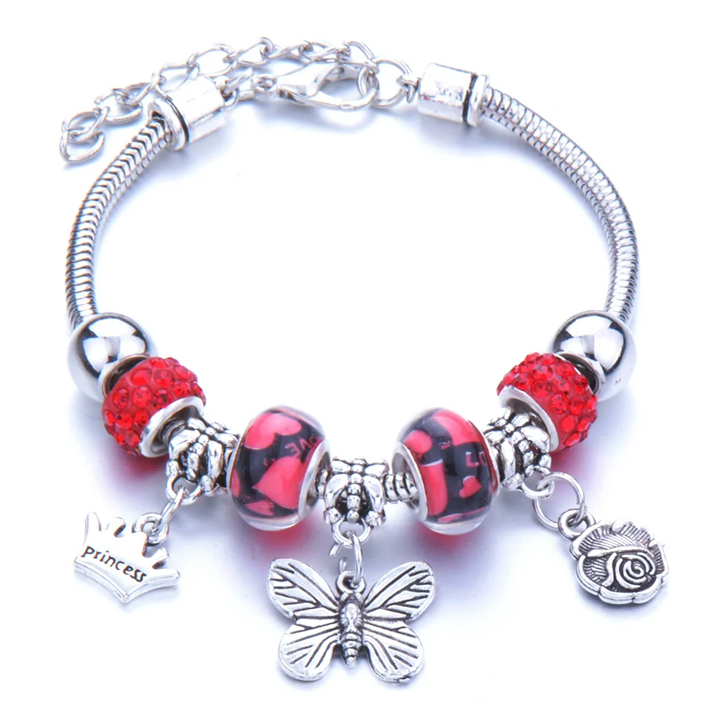 Wholesale Geometric Handmade Alloy Beaded Bracelet With Crown Pendant And Lobster Buckle For Couples - Image 22