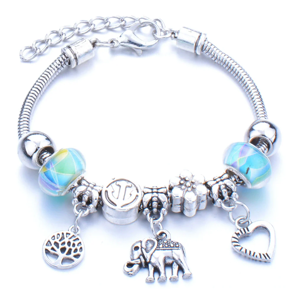 Wholesale Geometric Handmade Alloy Beaded Bracelet With Crown Pendant And Lobster Buckle For Couples - Image 27