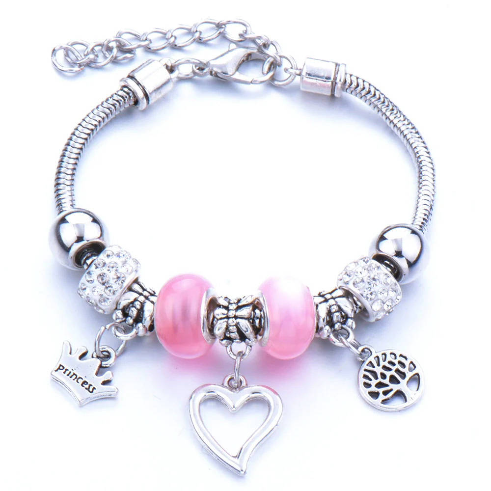 Wholesale Geometric Handmade Alloy Beaded Bracelet With Crown Pendant And Lobster Buckle For Couples - Image 41