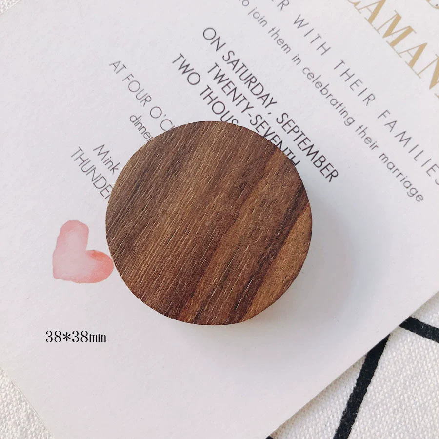 Wholesale Geometric Handmade Brown Original Wood Jewelry Accessories For Earrings - Image 12