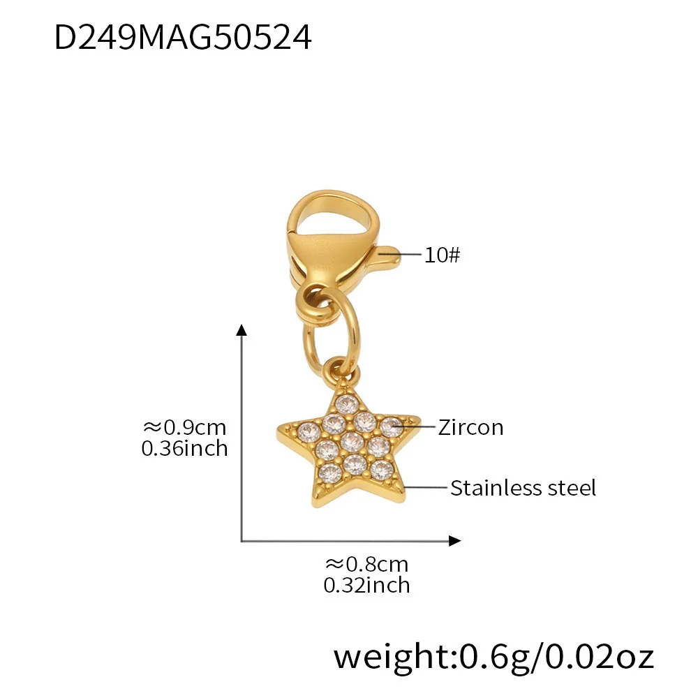 Wholesale Geometric Stainless Steel Electroplated 18K Real Gold 5A Zircon Diy Bracelet Anklet Jewelry For Women - Image 35