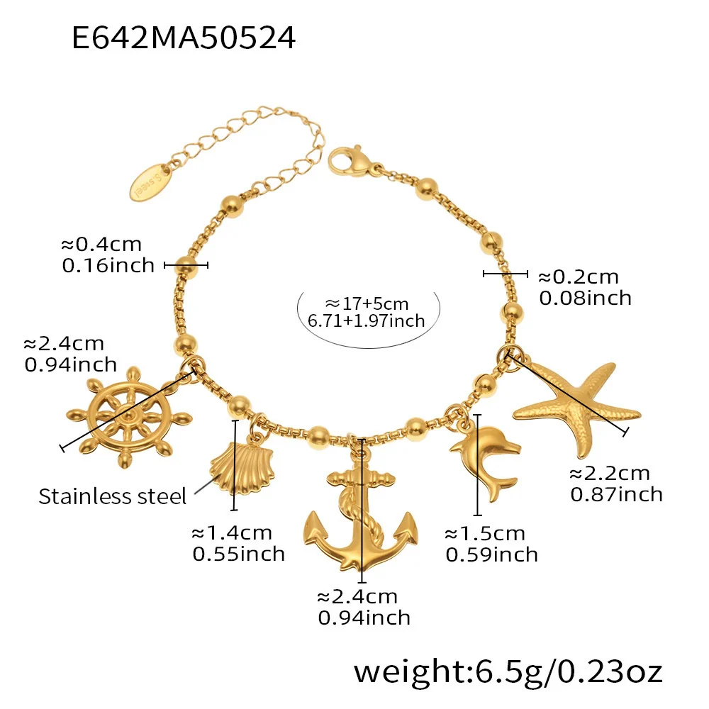 Wholesale Geometric Stainless Steel Electroplated 18K Real Gold 5A Zircon Diy Bracelet Anklet Jewelry For Women - Image 9