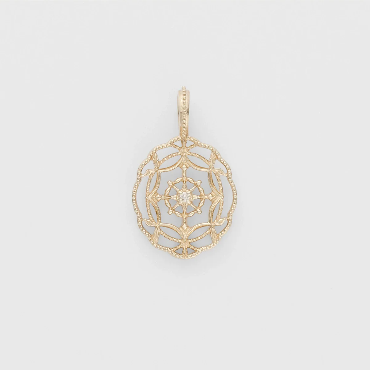 Wholesale Geometric Star Hollow Zircon Egg Pendant 925 Sterling Silver Plated 14K Gold Jewelry - Image 6