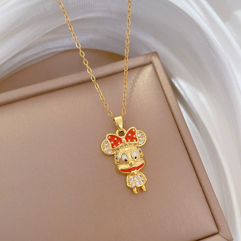Wholesale Geometric Style Diamond Necklace Stainless Steel Copper Chain For Women - Image 4