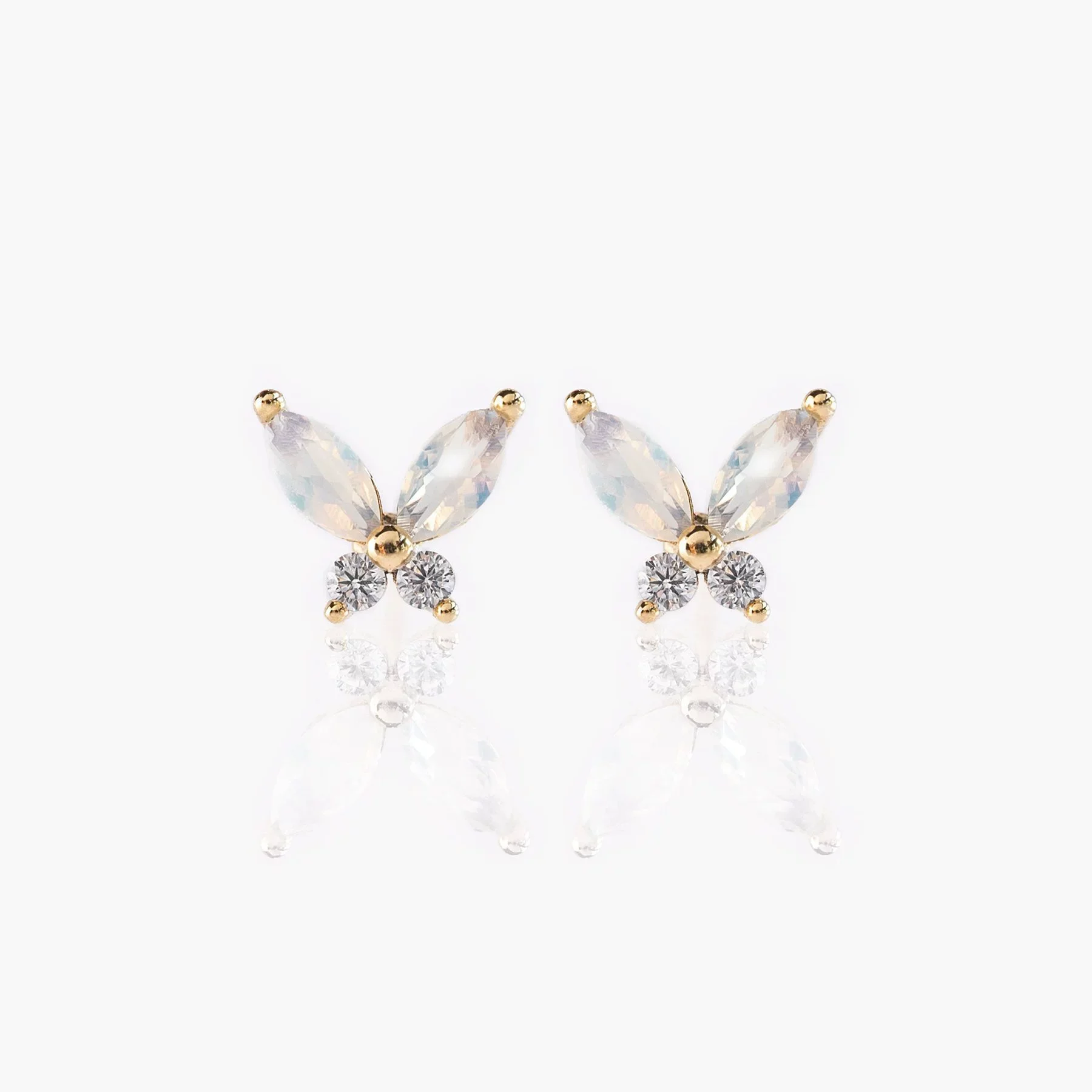 Wholesale Girls Cute Fruit Style Zircon Earrings Made Of Environmental Protection Copper With 925 Silver Needle And Real Gold Plating - Image 19