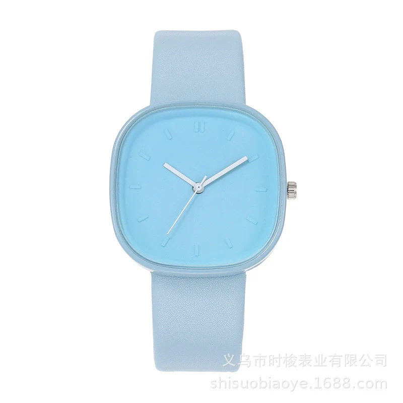 Wholesale Girls' Fashionable Square Alloy And Imitation Leather Quartz Watch In Minimalist Style - Image 5