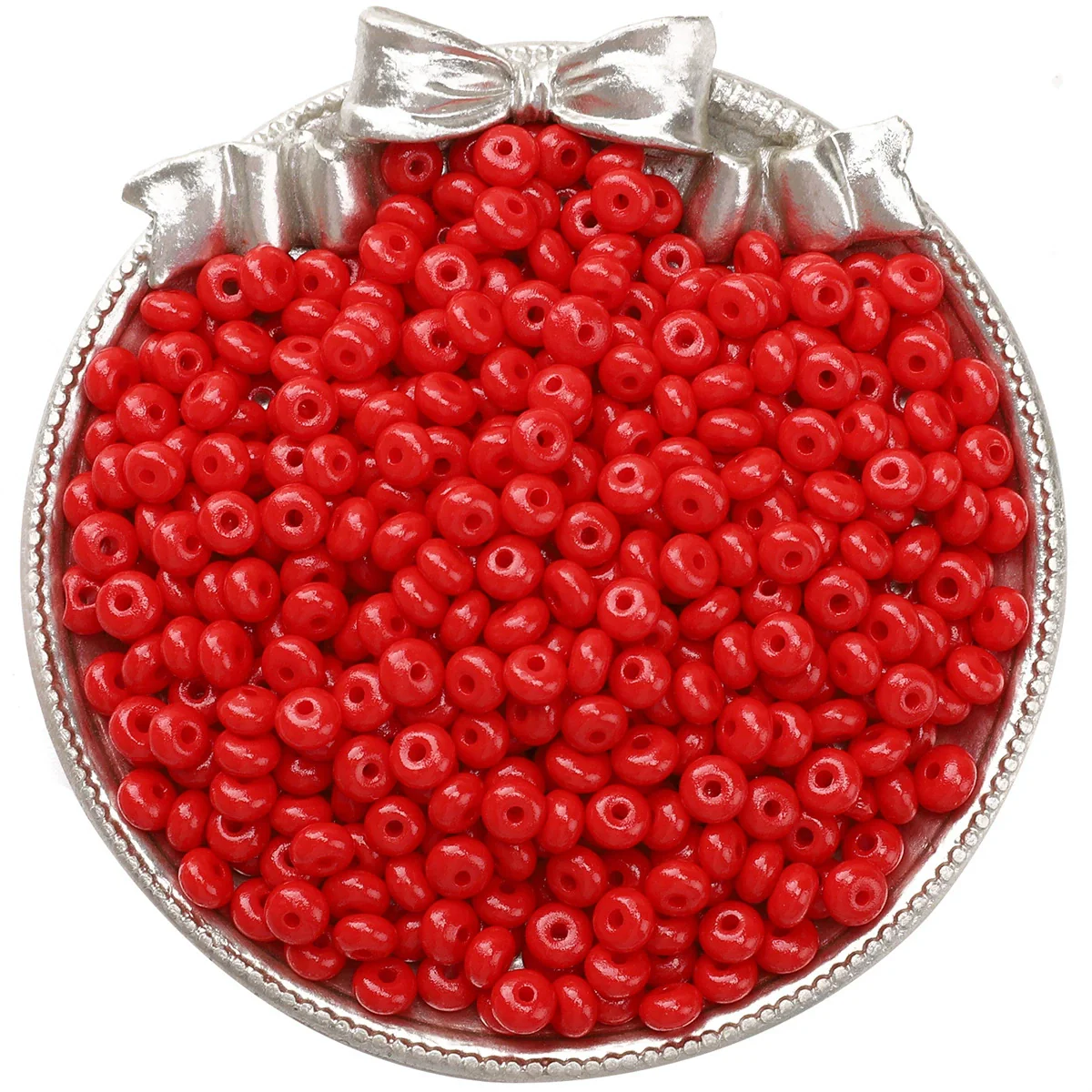 Wholesale Glass Glaze Beads For Diy Handmade Bracelet Necklace Jewelry Simple Style Abacus Beads - Image 13