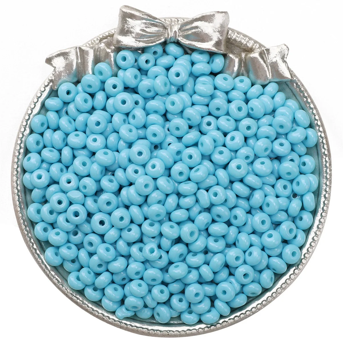 Wholesale Glass Glaze Beads For Diy Handmade Bracelet Necklace Jewelry Simple Style Abacus Beads - Image 15