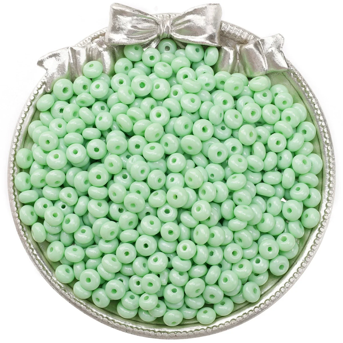 Wholesale Glass Glaze Beads For Diy Handmade Bracelet Necklace Jewelry Simple Style Abacus Beads - Image 19