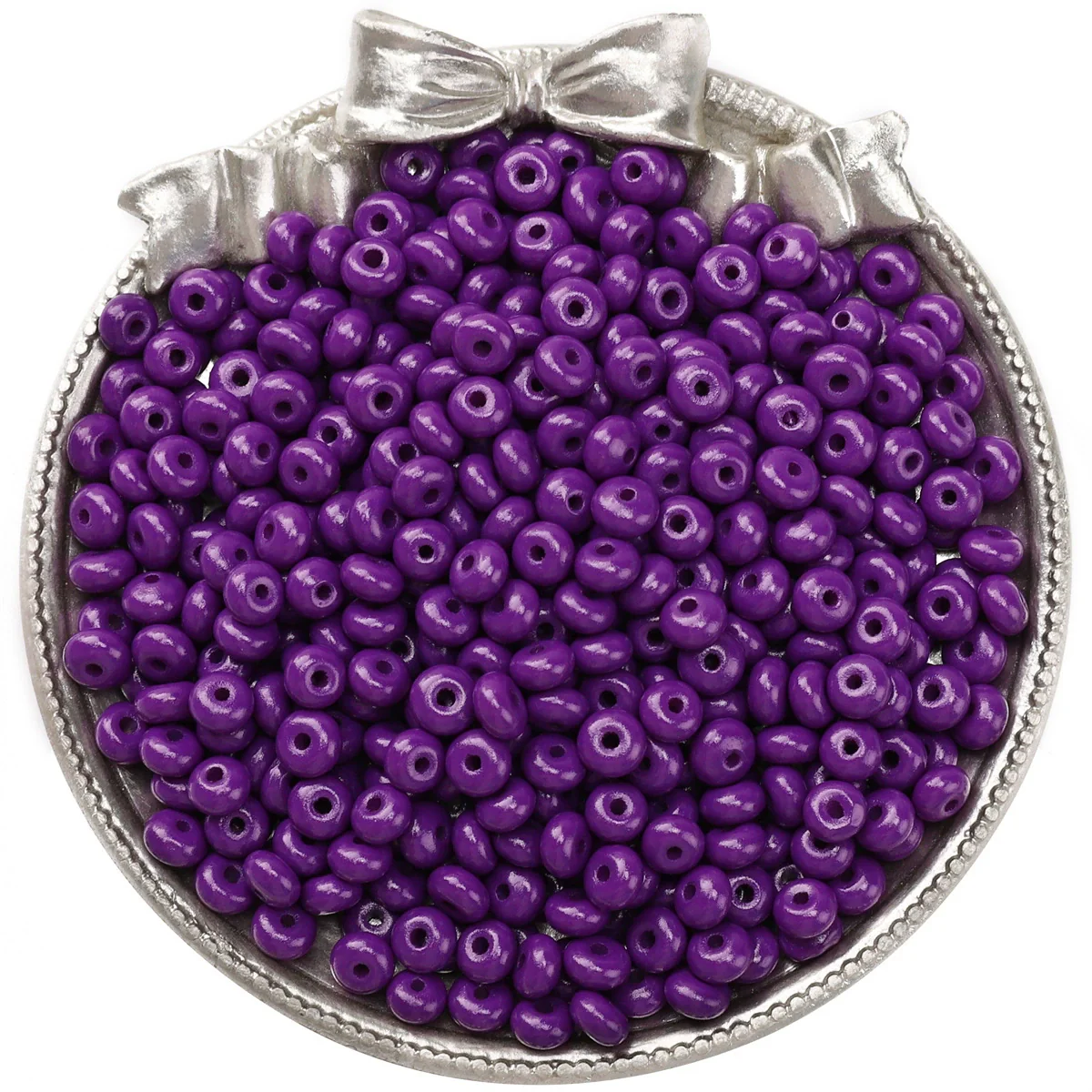 Wholesale Glass Glaze Beads For Diy Handmade Bracelet Necklace Jewelry Simple Style Abacus Beads - Image 23
