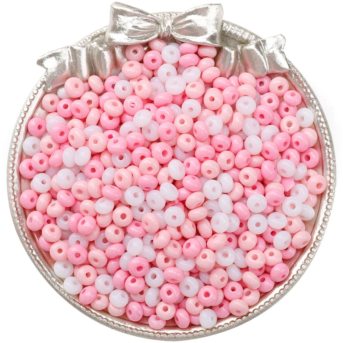 Wholesale Glass Glaze Beads For Diy Handmade Bracelet Necklace Jewelry Simple Style Abacus Beads - Image 27