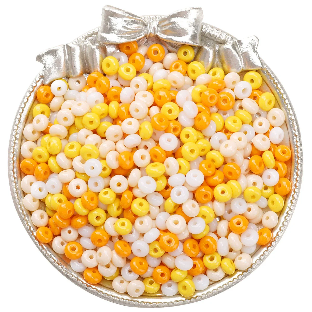 Wholesale Glass Glaze Beads For Diy Handmade Bracelet Necklace Jewelry Simple Style Abacus Beads - Image 29