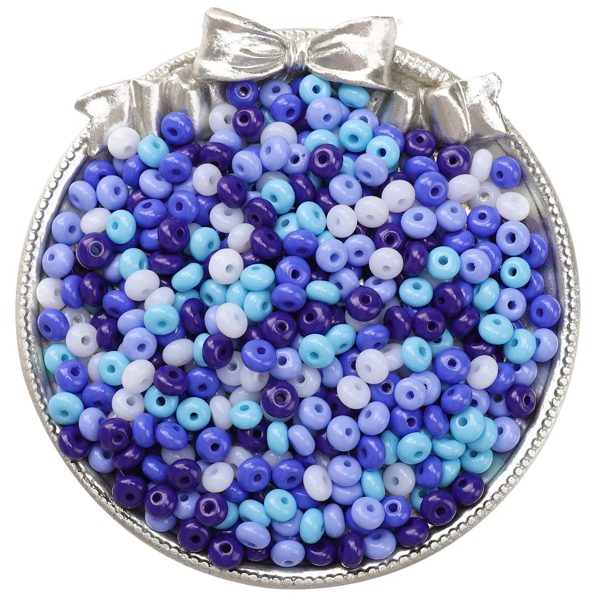 Wholesale Glass Glaze Beads For Diy Handmade Bracelet Necklace Jewelry Simple Style Abacus Beads - Image 31