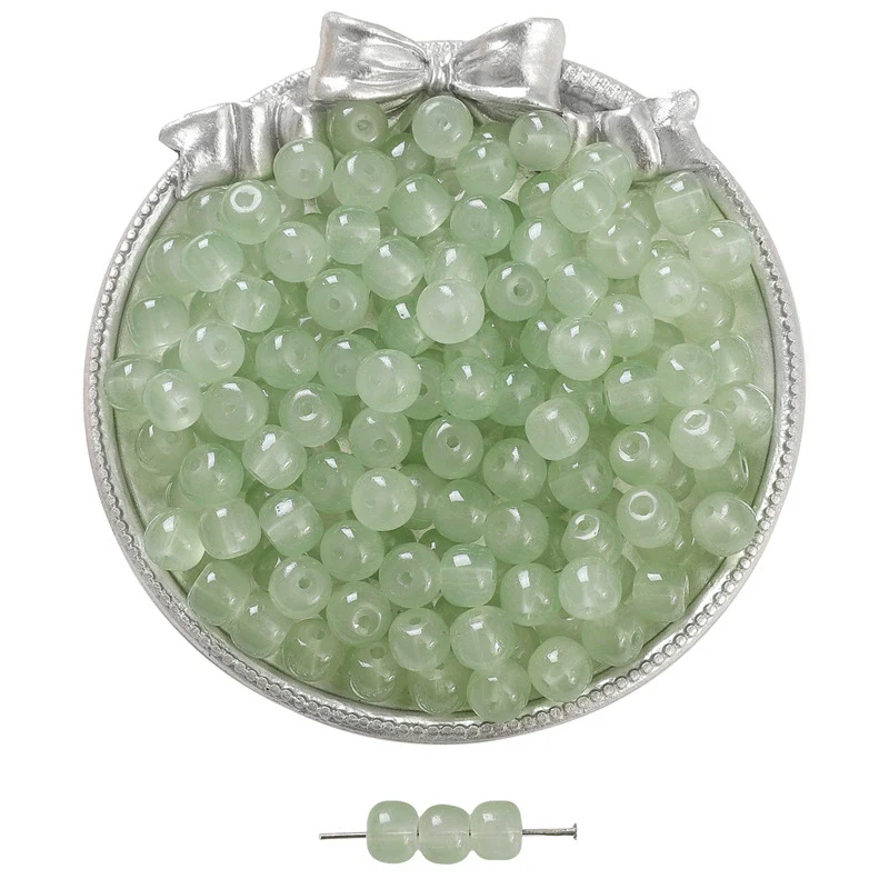 Wholesale Glass Glaze Handmade Geometric Apple Beads Bracelet Necklace Accessories - Image 16