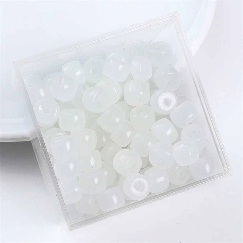Wholesale Glass Glaze Handmade Geometric Apple Beads Bracelet Necklace Accessories - Image 24