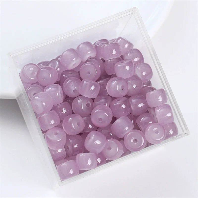 Wholesale Glass Glaze Handmade Geometric Apple Beads Bracelet Necklace Accessories - Image 26