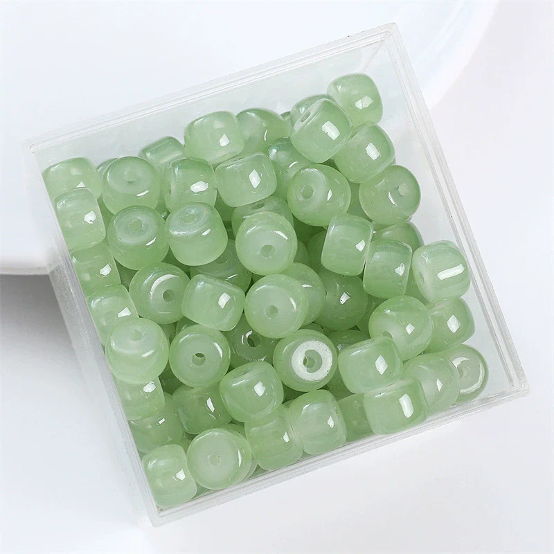Wholesale Glass Glaze Handmade Geometric Apple Beads Bracelet Necklace Accessories - Image 30
