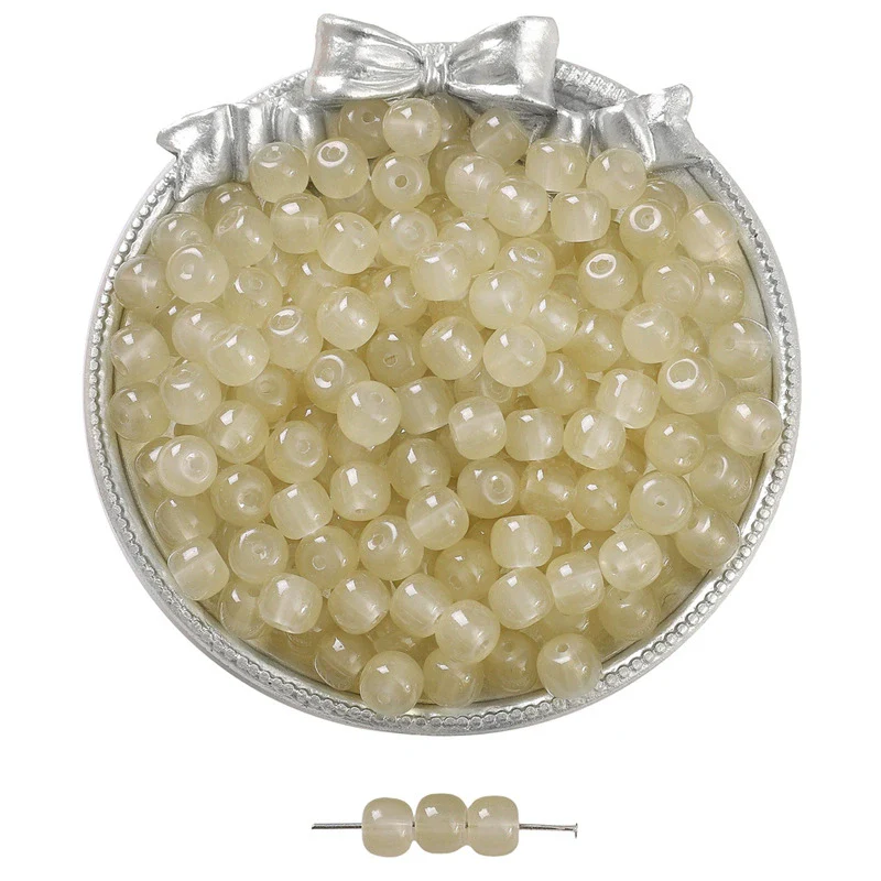 Wholesale Glass Glaze Handmade Geometric Apple Beads Bracelet Necklace Accessories - Image 4