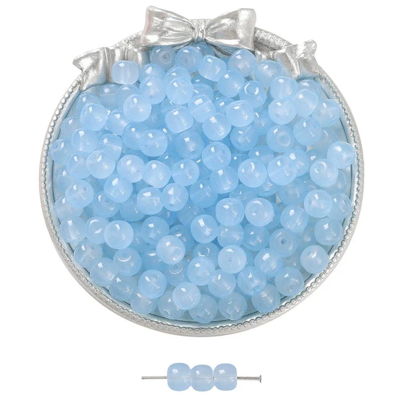 Wholesale Glass Glaze Handmade Geometric Apple Beads Bracelet Necklace Accessories - Image 6