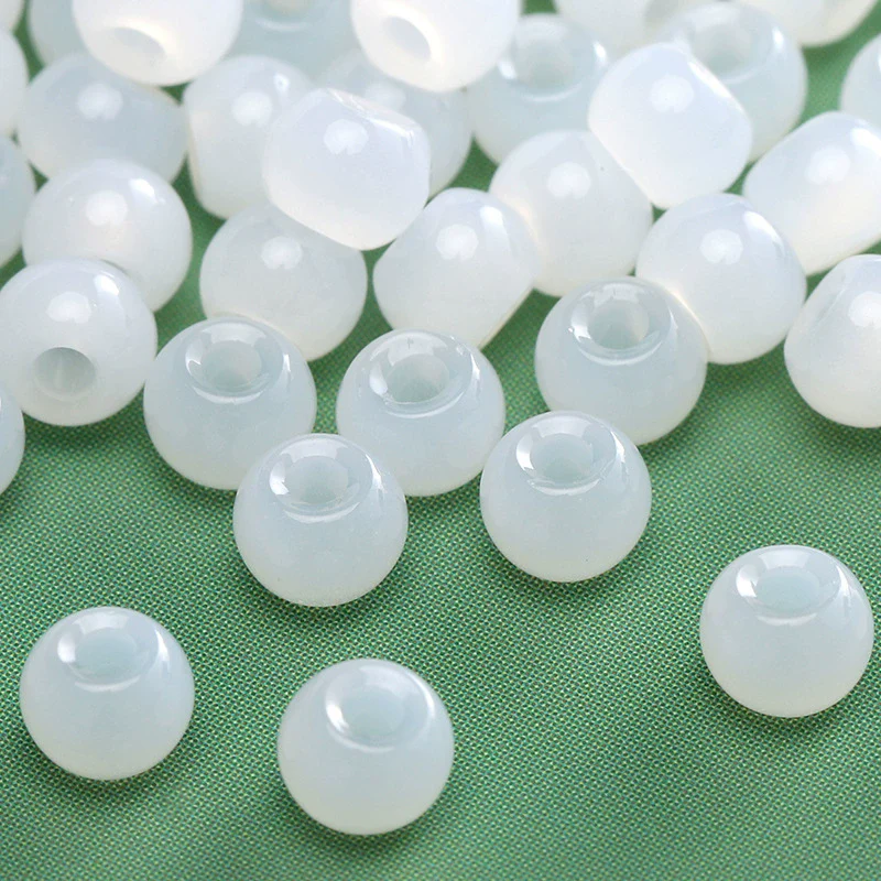 Wholesale Glass Glaze Round Beads For Diy Handmade Bracelet Necklace Accessories - Image 14