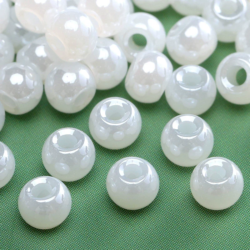 Wholesale Glass Glaze Round Beads For Diy Handmade Bracelet Necklace Accessories - Image 27