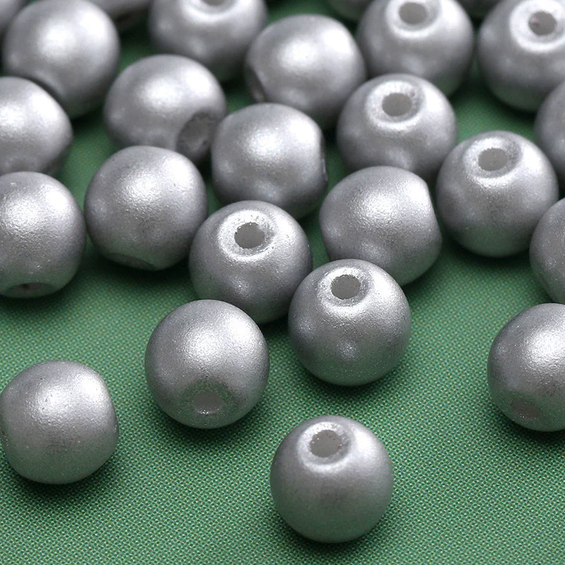Wholesale Glass Glaze Round Beads For Diy Handmade Bracelet Necklace Accessories - Image 32