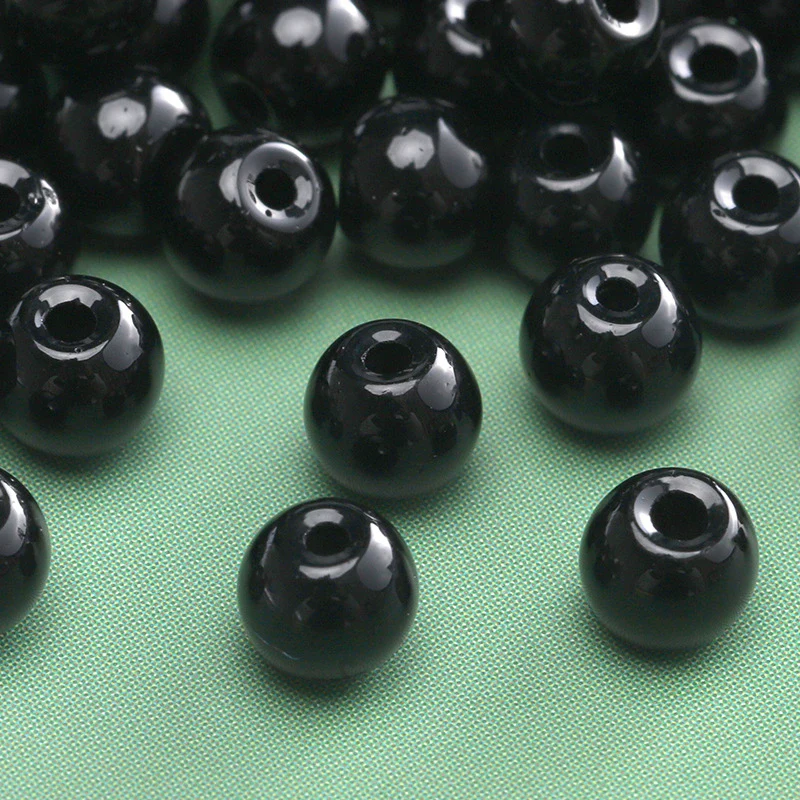 Wholesale Glass Glaze Round Beads For Diy Handmade Bracelet Necklace Accessories - Image 40