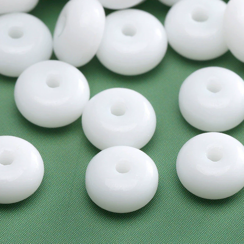 Wholesale Glass Glaze Round Beads For Diy Handmade Bracelet Necklace Accessories - Image 42