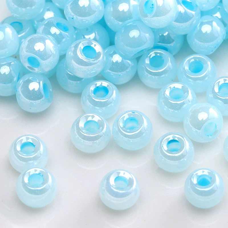 Wholesale Glass Glaze Round Beads For Diy Handmade Bracelet Necklace Accessories - Image 22