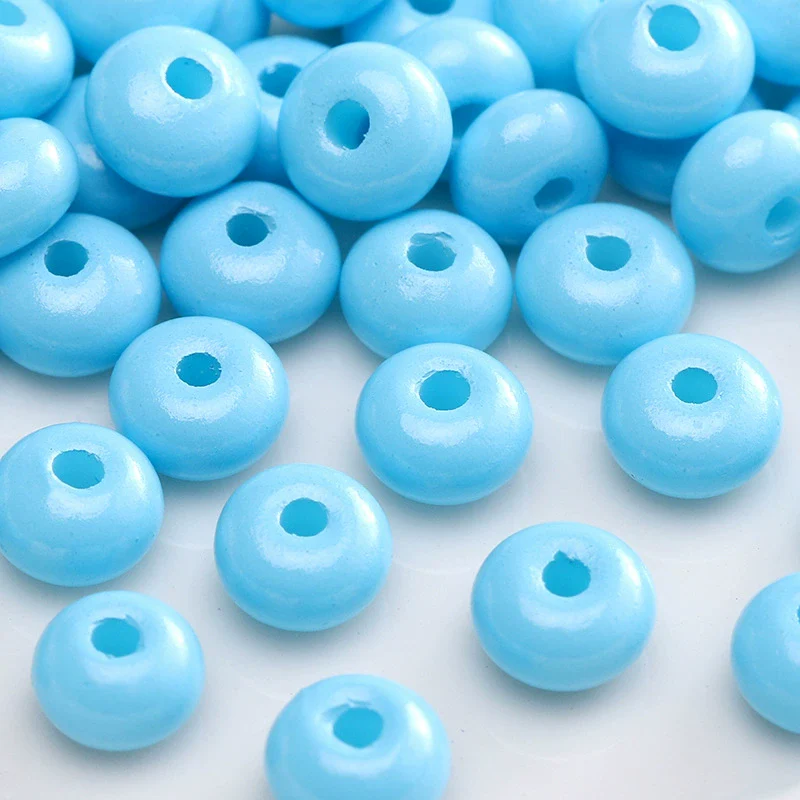 Wholesale Glass Glaze Round Beads For Diy Handmade Bracelet Necklace Accessories - Image 25
