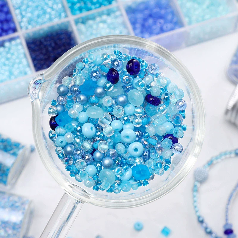 Wholesale Glass Glaze Round Beads For Diy Handmade Bracelet Necklace Accessories - Image 3