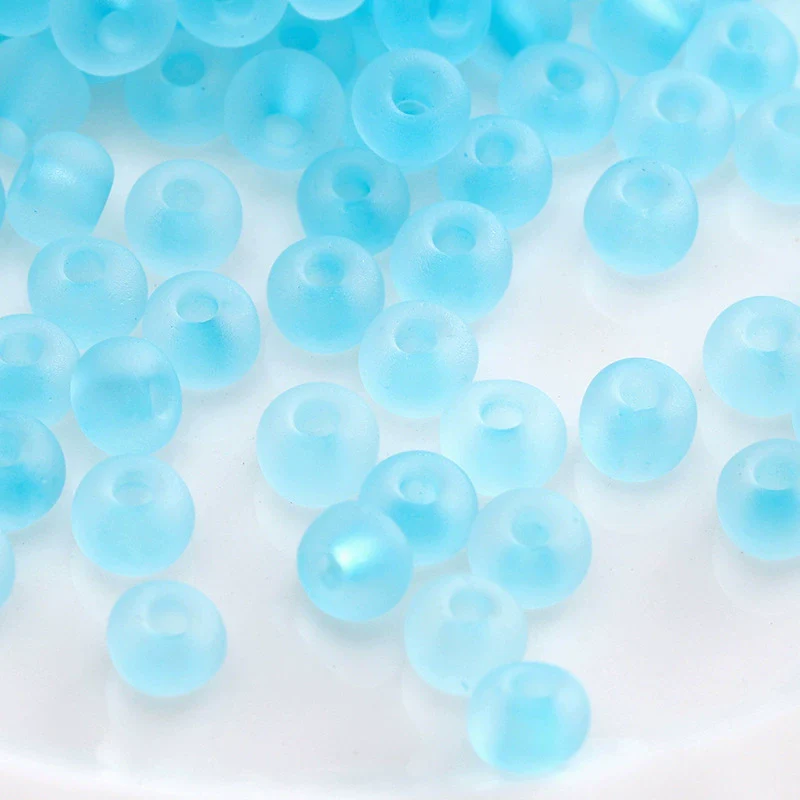 Wholesale Glass Glaze Round Beads For Diy Handmade Bracelet Necklace Accessories - Image 6