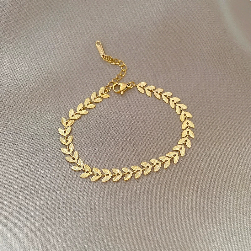 Wholesale Gold Inlaid Constellation Titanium Steel Bracelet For Women And Unisex - Image 3