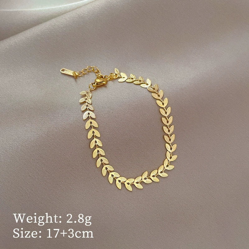 Wholesale Gold Inlaid Constellation Titanium Steel Bracelet For Women And Unisex - Image 6