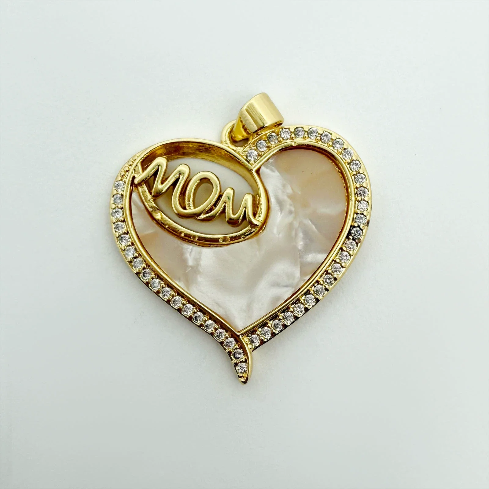 Wholesale Gold Plated Copper Heart Pendant Jewelry Accessories For Women - Image 17