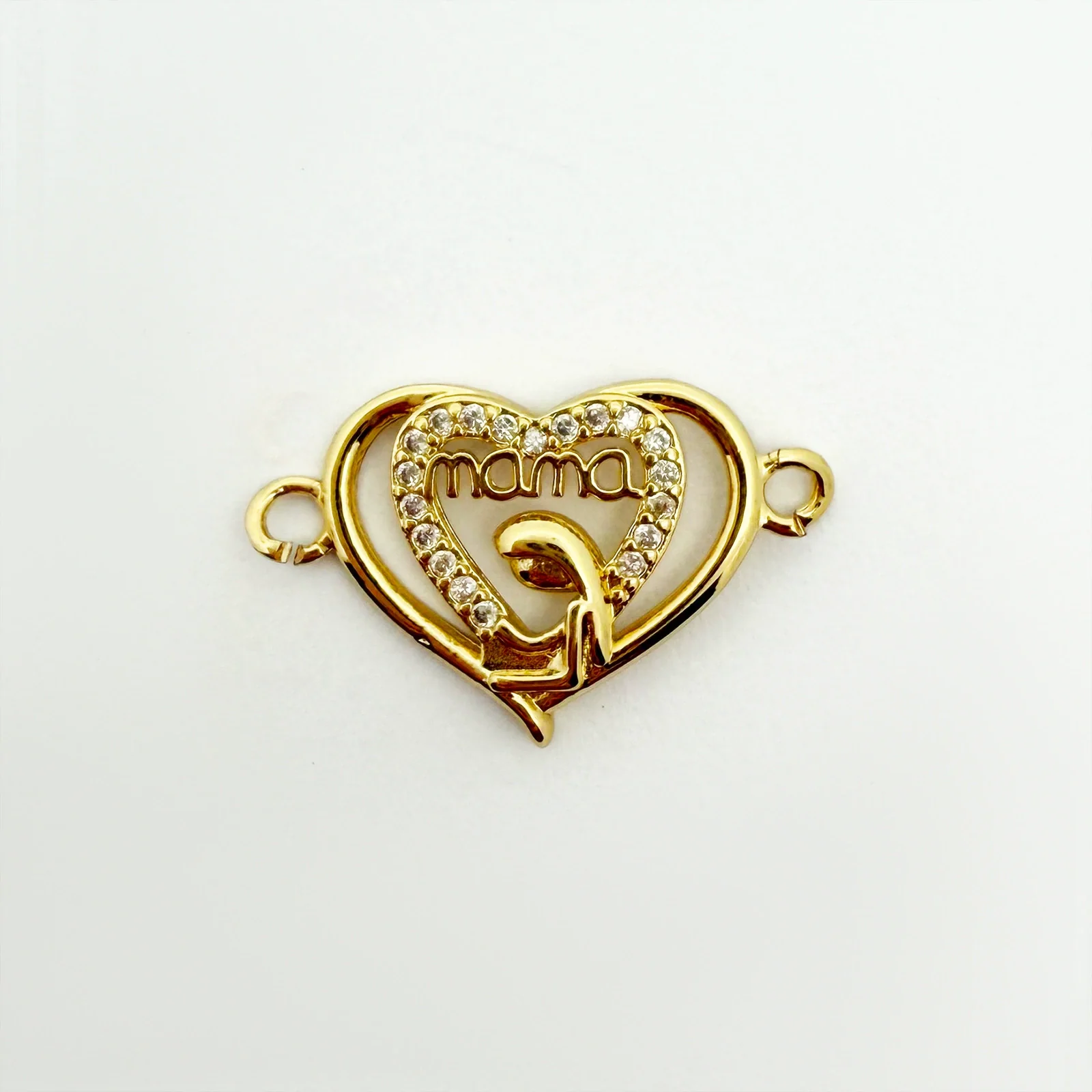 Wholesale Gold Plated Copper Heart Pendant Jewelry Accessories For Women - Image 23
