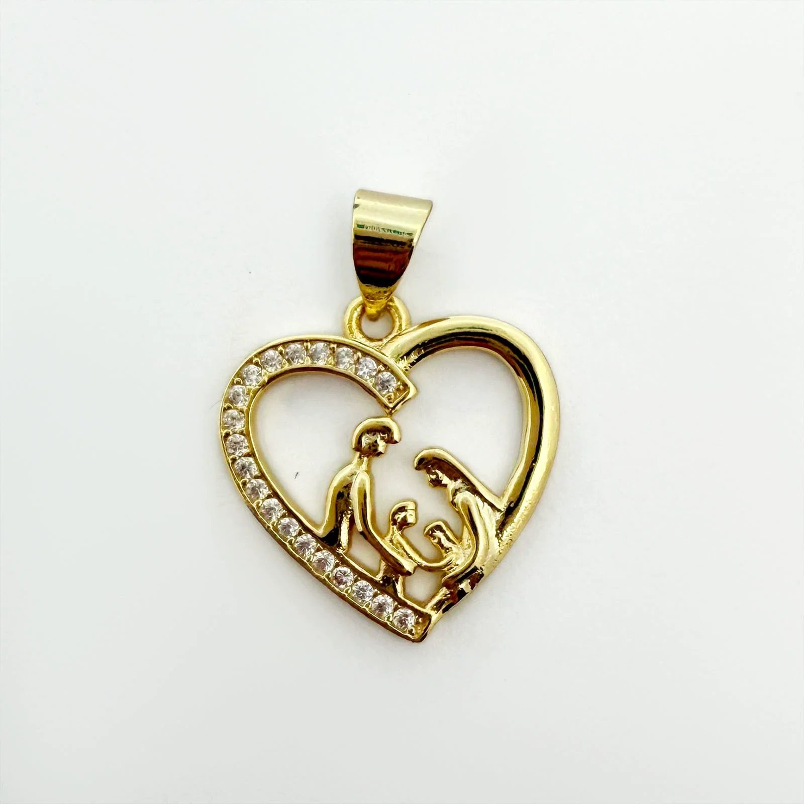 Wholesale Gold Plated Copper Heart Pendant Jewelry Accessories For Women - Image 28