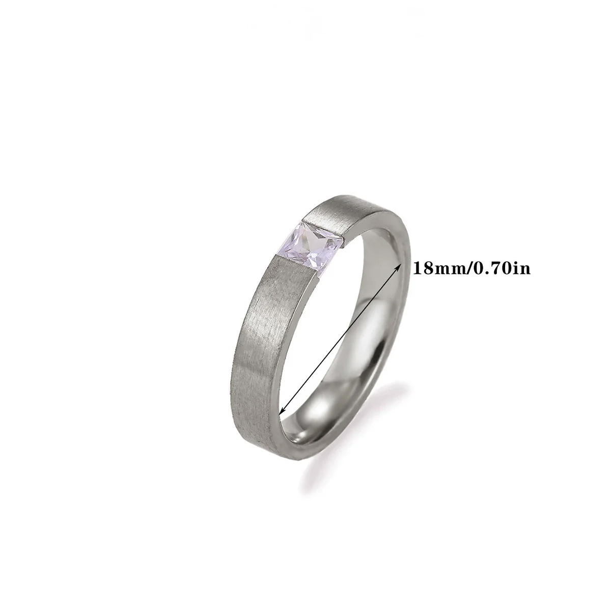 Wholesale Gold Plated Geometric And Ushaped Zircon 304 Stainless Steel Unisex Couple Tail Rings Cold Style - Image 7