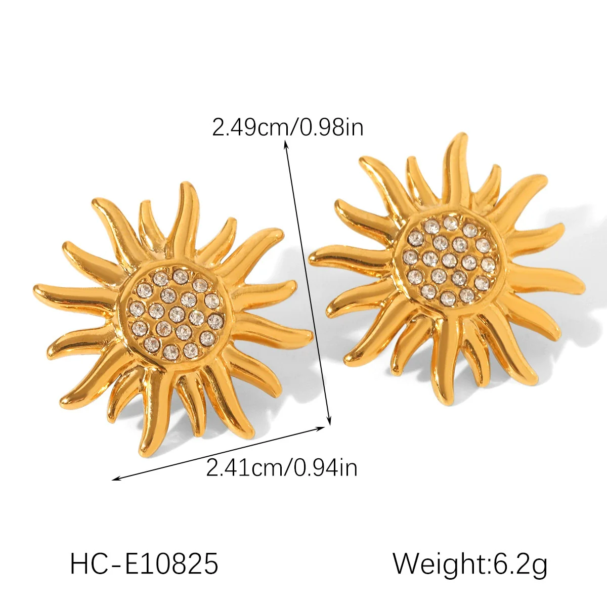 Wholesale Gold Plated Stainless Steel Jewelry With Star Geometric Animal Zodiac Patterns For Women Necklace And Earrings - Image 9