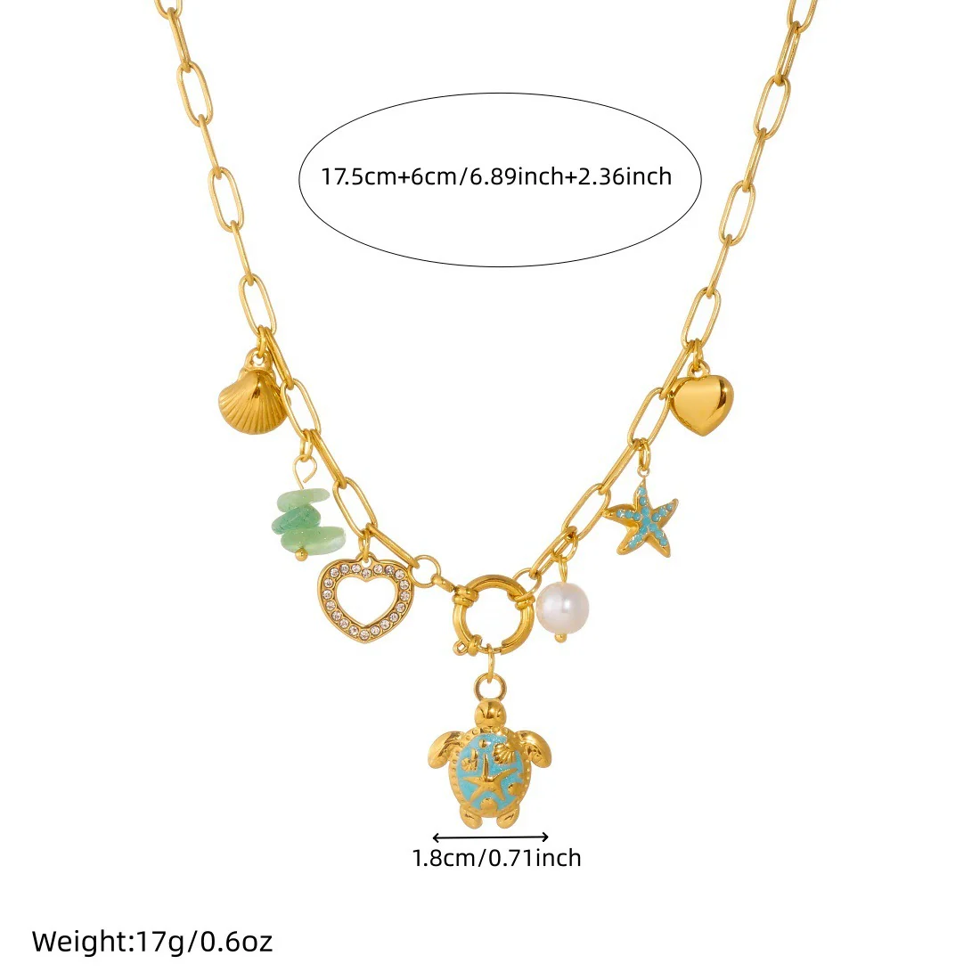 Wholesale Goldplated Stainless Steel Animalshaped Pendant Necklace For Women With Flat Cross Chain - Image 4