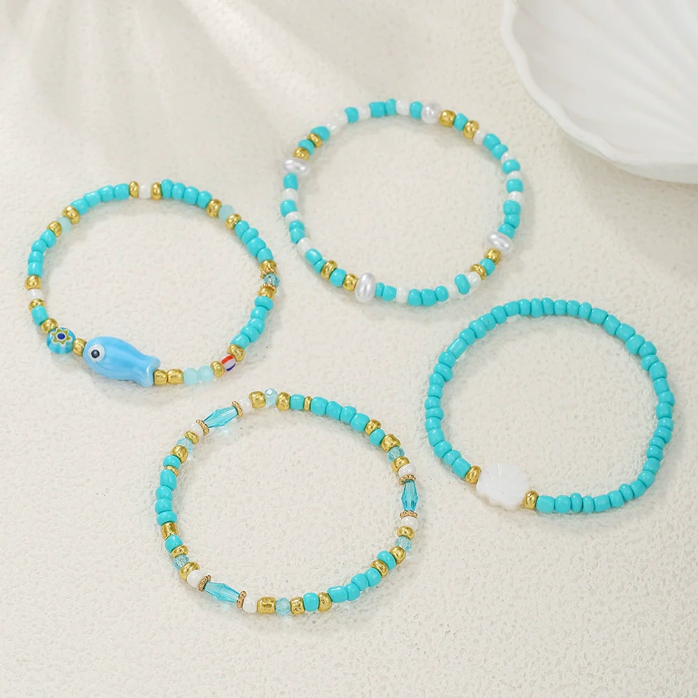 Wholesale Handmade Ceramic Rice Bead Bracelet With Animal And Zodiac Pattern Unisex Style - Image 4