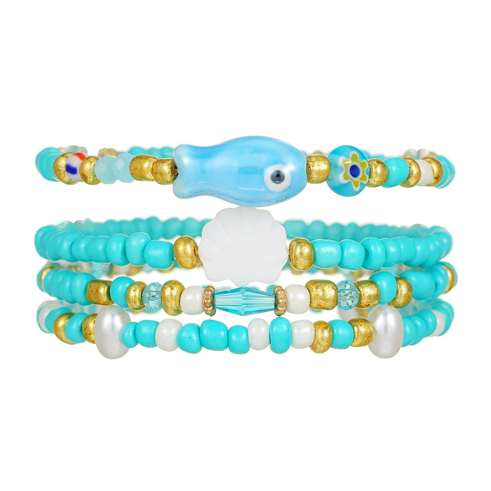 Wholesale Handmade Ceramic Rice Bead Bracelet With Animal And Zodiac Pattern Unisex Style - Image 5
