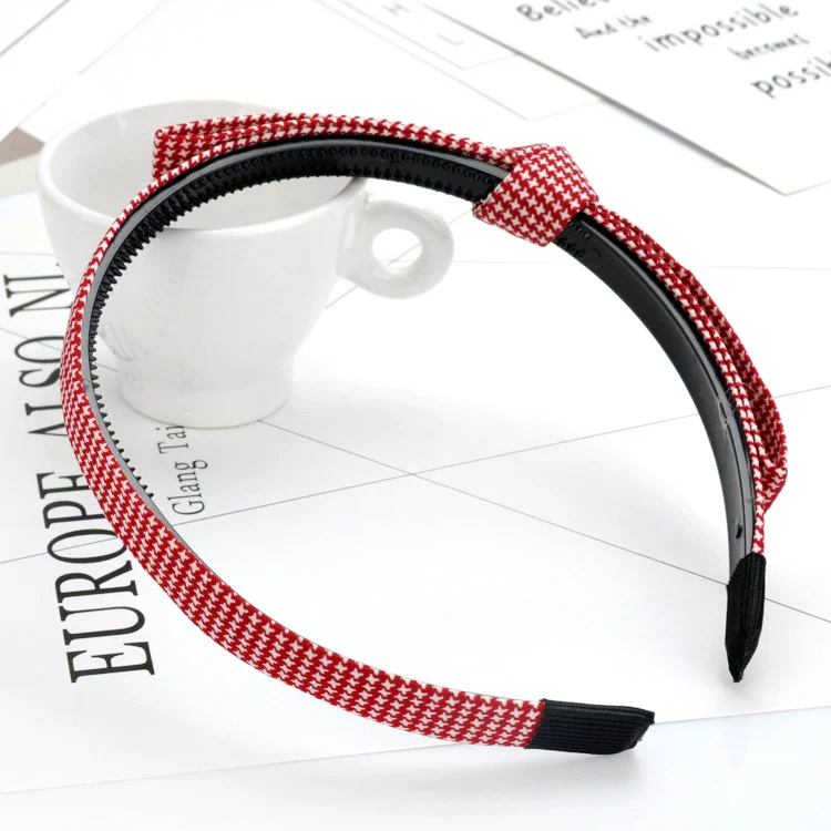 Wholesale Handmade Cloth Knotted Bow Headband For Women Hair Accessories - Image 4