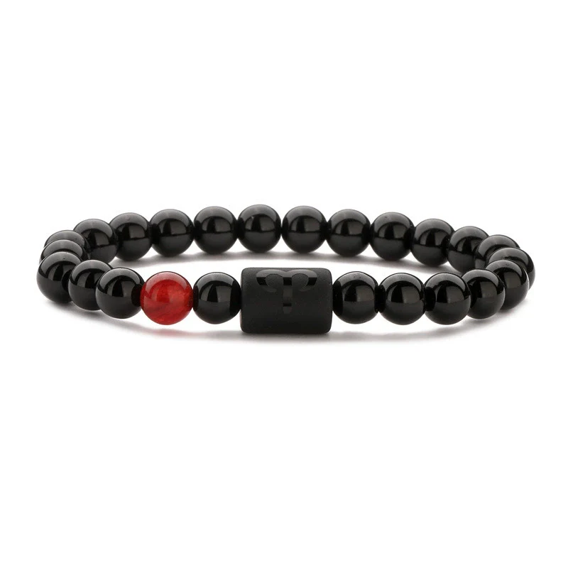 Wholesale Handmade Constellation Agate Elastic Bracelet - Image 8