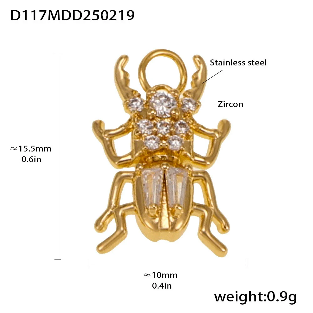 Wholesale Handmade Geometric Fivepointed Star And Ferris Wheel Pendant Necklace For Women Titanium Steel 18K Gold Plated - Image 14